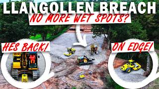 Wet Areas Done? HUGE PROGRESS MADE ON LIMESTONE BASE! Llangollen Canal BREACH Update