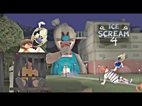 ICE SCREAM 4 OFFICIAL TRAILER - REAL STORY ICE CREAM 4 - ROD`FACTORY HORROR  GAME 