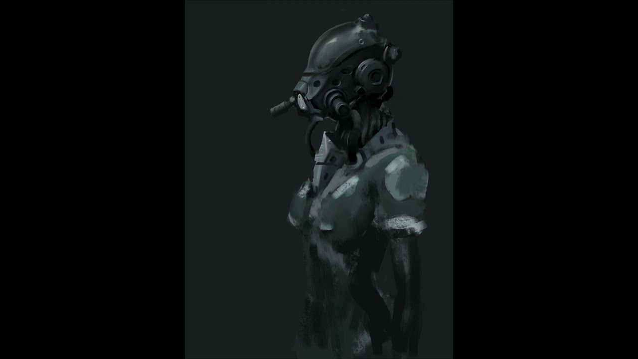 Cyberpunk girl digital painting ( Procreate Timelapse )