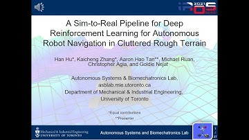 A Sim-to-Real Pipeline for DRL for Autonomous Robot Navigation in Cluttered Rough Terrain