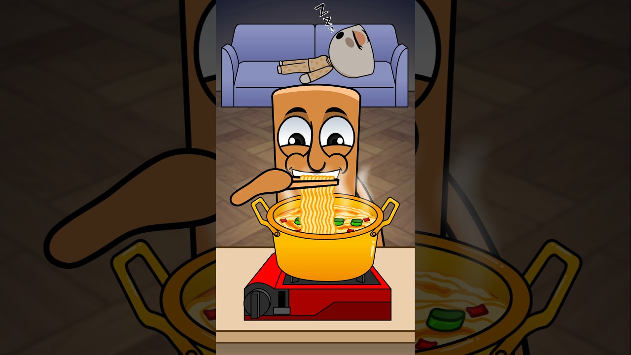 I secretly eat ramen