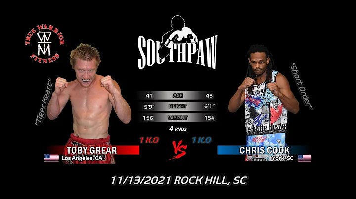 Toby Grear vs Chris Cook 11/13/2021