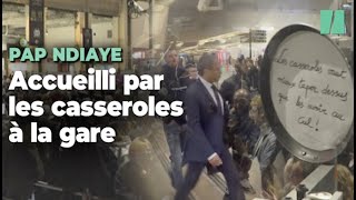 Pap Ndiaye exfiltré de la gare de Lyon, envahie par des manifestants