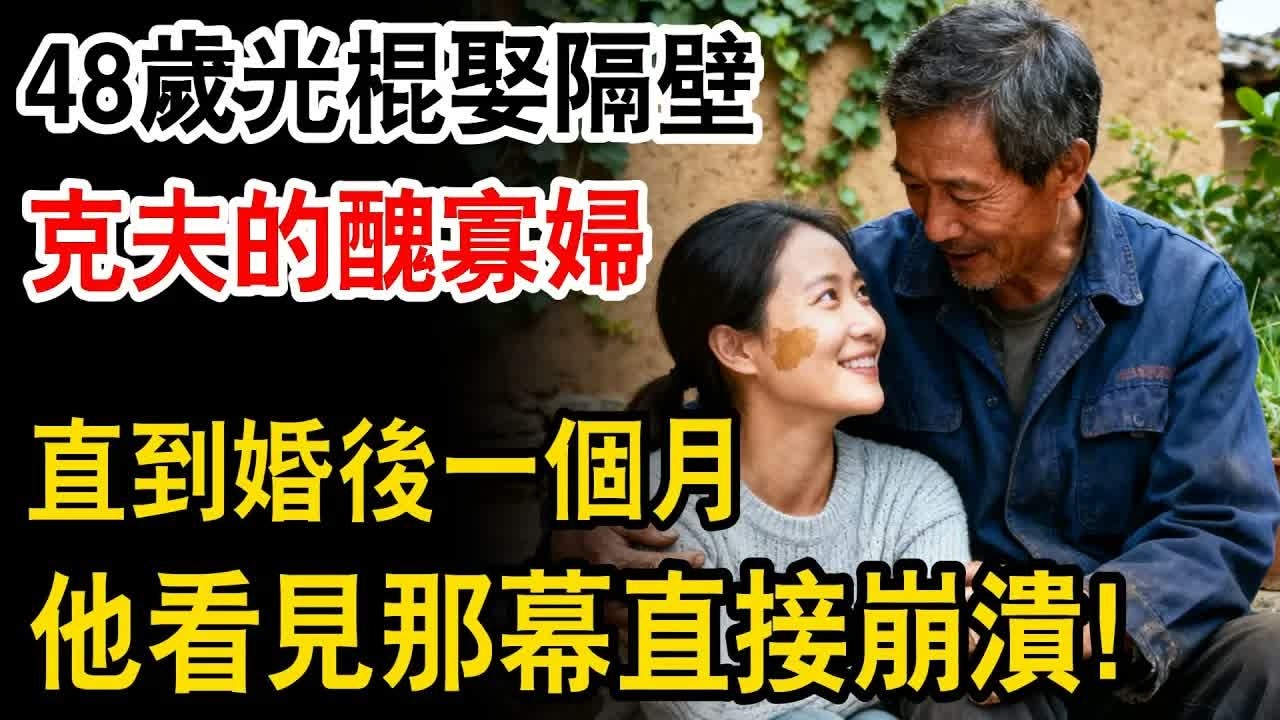 48歲光棍娶隔壁克夫的醜寡婦，直到婚後一個月，他看見那幕直接崩潰！ #生活經驗 #人生故事 #為人處世 #日常 #人生感悟