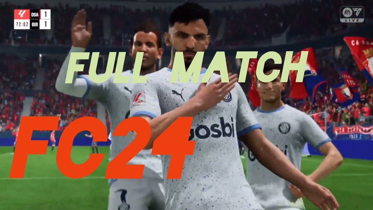 FC24 PARTIDO COMPLETO con Sliders || FULL MANUAL dificultad Definitiva ...