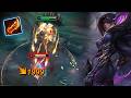 Rank 1 Kai'sa : Insane 1v5 Taking Over Master Elo - Engsub (Kai'sa vs Aphe, Xayah)