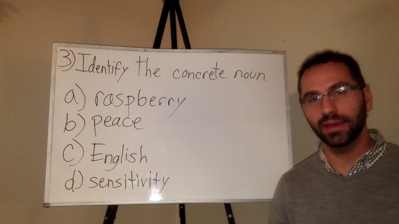 What Is A Concrete Noun YouTube