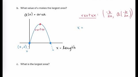 Quadratic Function Application - Maximize Area of Rectangular Field