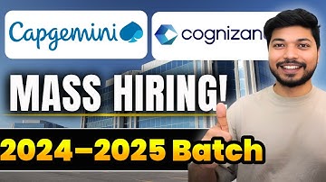 Cognizant & Capgemini Hiring 2025 🚨 2024–2025 Batch | Apply Now!