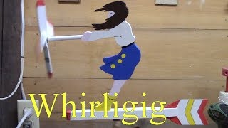 Umbrella Girl Whirligig