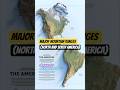 MAJOR MOUNTAINS RANGES IN NORTH INDIA SOUTH AMERICA # ANDES # GEOGRAPHY # YT # SHORTS