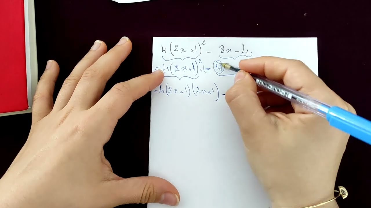 أصعب تمارين التعميل correction de la série d'exercice de la factorisation