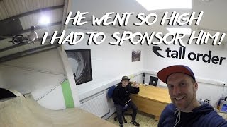 tall order - Webisode #19 16 YEAR OLD GETS SURPRISE SPONSORSHIP!