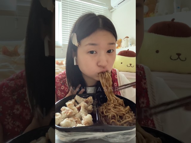 이 시간에 올리면 불법인가요..?😊 #짜장면 #탕짜면 #먹방 #asmr #mukbang