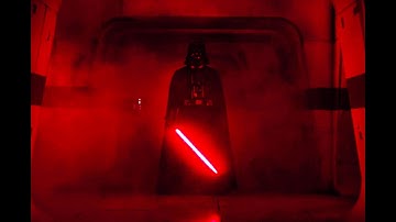 when the doom music kicks in (darth vader hallway scene)