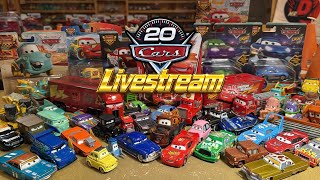 Disney Pixar Cars 20th Anniversary LIVESTREAM - Unboxings, Q&A, Room Tour