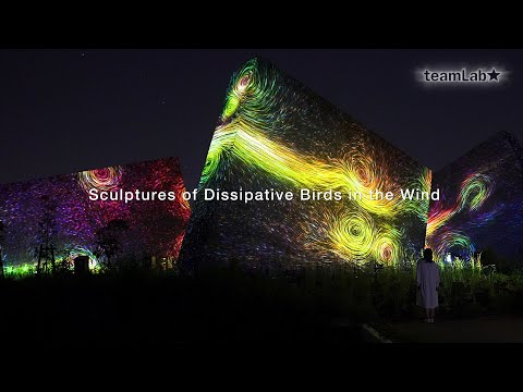 Sculptures of Dissipative Birds in the Wind