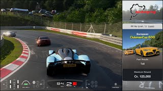 Gran Turismo 7 | European Clubman Cup 600 Nordschleife 2 Laps on Hard & Valkyrie [4K PS5]