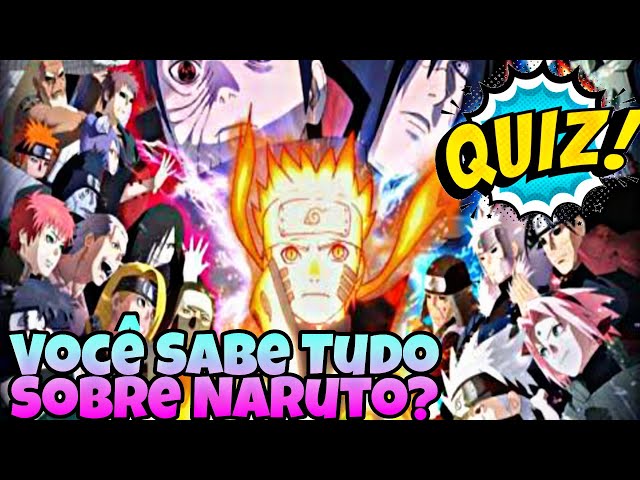 Vamos testar seu conhecimento sobre o anime naruto?