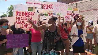Community groups, residents rally for city construction at Red Hook Houses to stop during pandemic