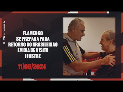 Flamengo se prepara para retorno do Brasileirão em dia de visita ilustre
