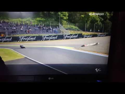 Crash Dani Pedrosa FP2 Moto GP HIGHSIDE JAPON 2016