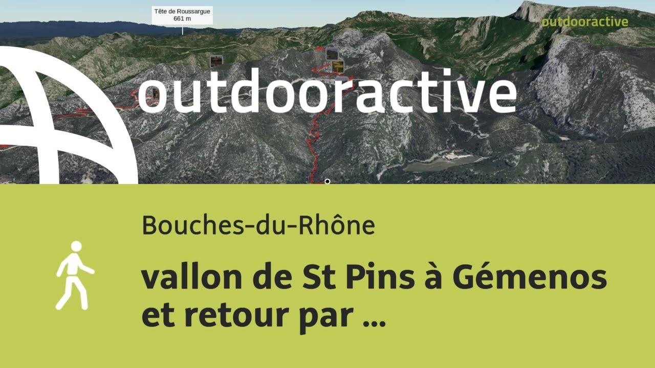 randonnée dans les Bouches-du-Rhône: vallon de St Pins à Gémenos et retour ...
