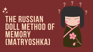 The Russian Doll Method of Memory (Matryoshka Method) | Cool Technique to Remember Lists | Memoryogi