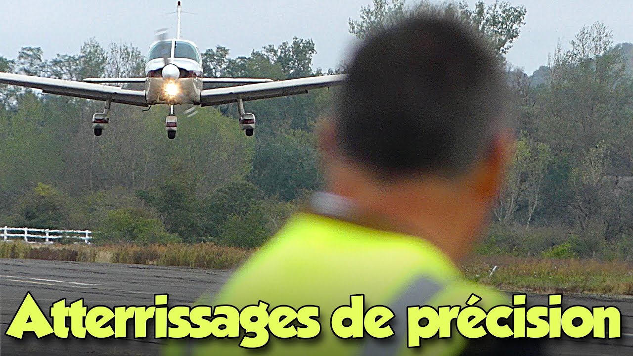 Atterrissage de précision spotter Vichy LFLV, DR400, PA28, 4K