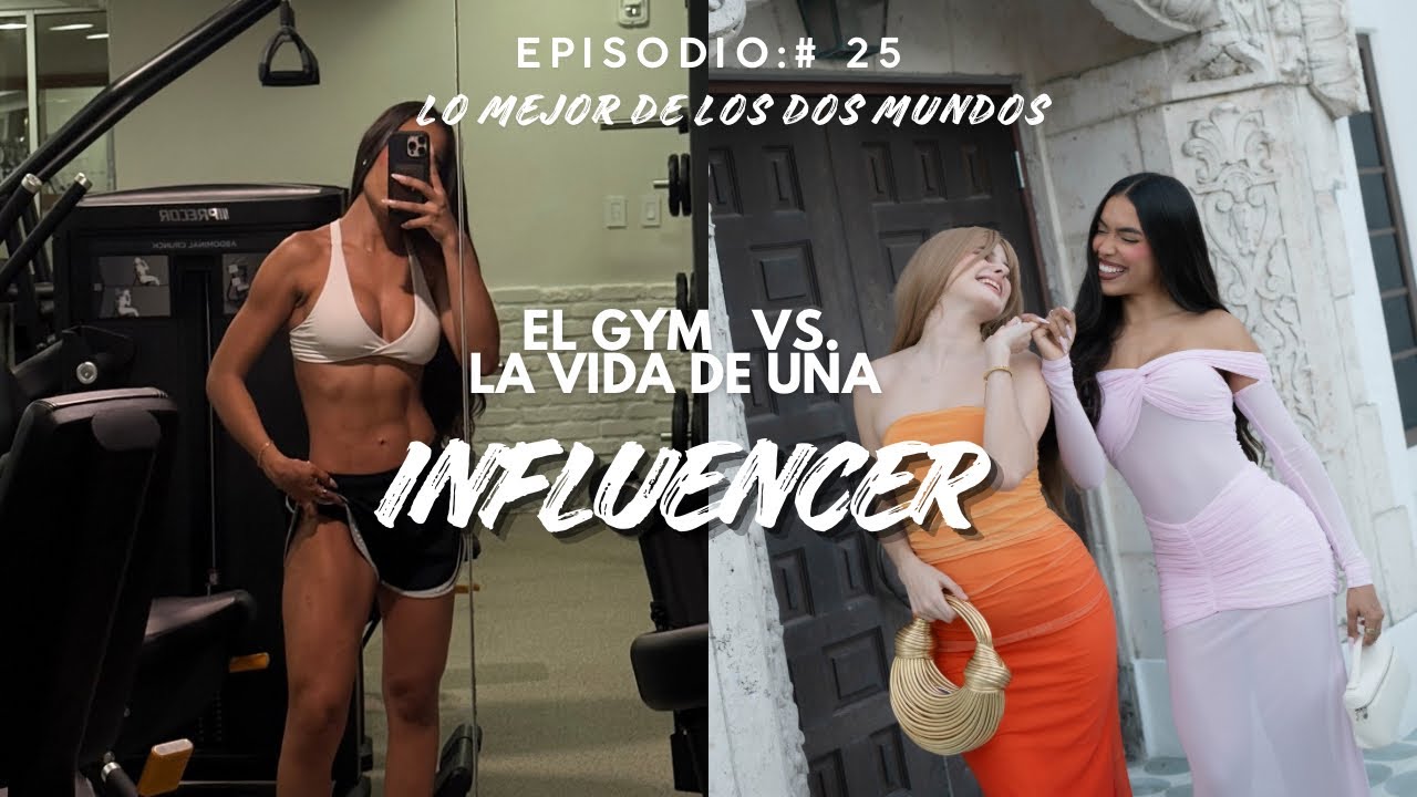 EL GYM VS. LA VIDA DE UNA INFLUENCER 👀✨ semana 13 entrenando para fisicoculturismo 🏋️‍♀️| Ep: 25