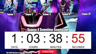 Fortnite Chapter 2 Season 4 Countdown Timer Live! Season 4 Countdown to Downtime With TEASERS