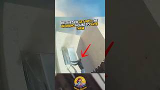 Two Children Trapped in a Burning House and Couldn't Get Out