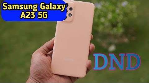 How To Enable Do Not Disturb Setting In Samsung Galaxy A23 5G, Dnd Setting Kaise Enable Kare