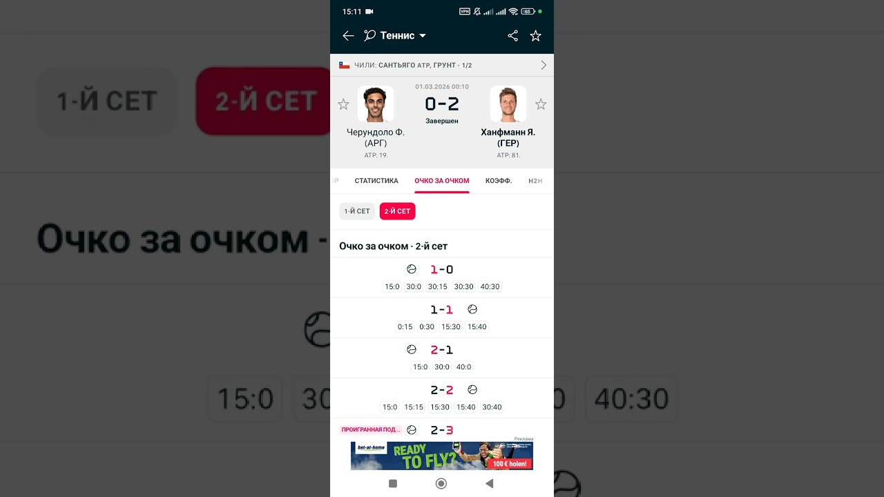 Атр Сантьяго 2026 финал, Янник Ханфманн - Лучиано Дардери. Прогноз и ставки на финал турнира 