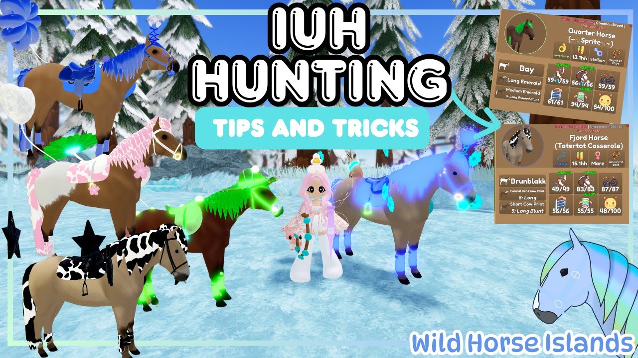 СОВЕТЫ И ХИТРОСТИ ПО ОХОТЕ! | Острова Дикой Лошади | Roblox