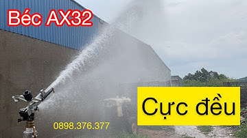 Béc AX32 - Súng phun mưa cực đều, bán kính 28 mét, chuyên tưới cà phê, cỏ voi, chè, bắp ngô và mía