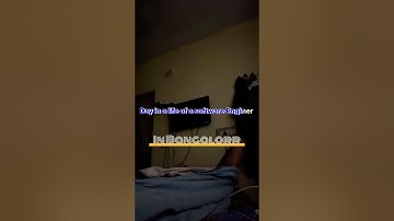 Day in a life of software Enginer #engineer #travel #software #developer #DSA #reels #shorts #vibe