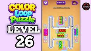Color Loop Puzzle Level 26 Walkthrough Solution