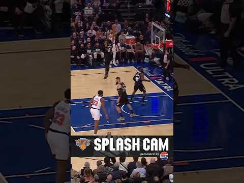 SHAMET SPLASH 💦 #nba #nyknicks #landryshamet