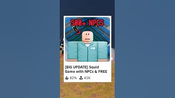 Roblox Game: Squid Game With NPC