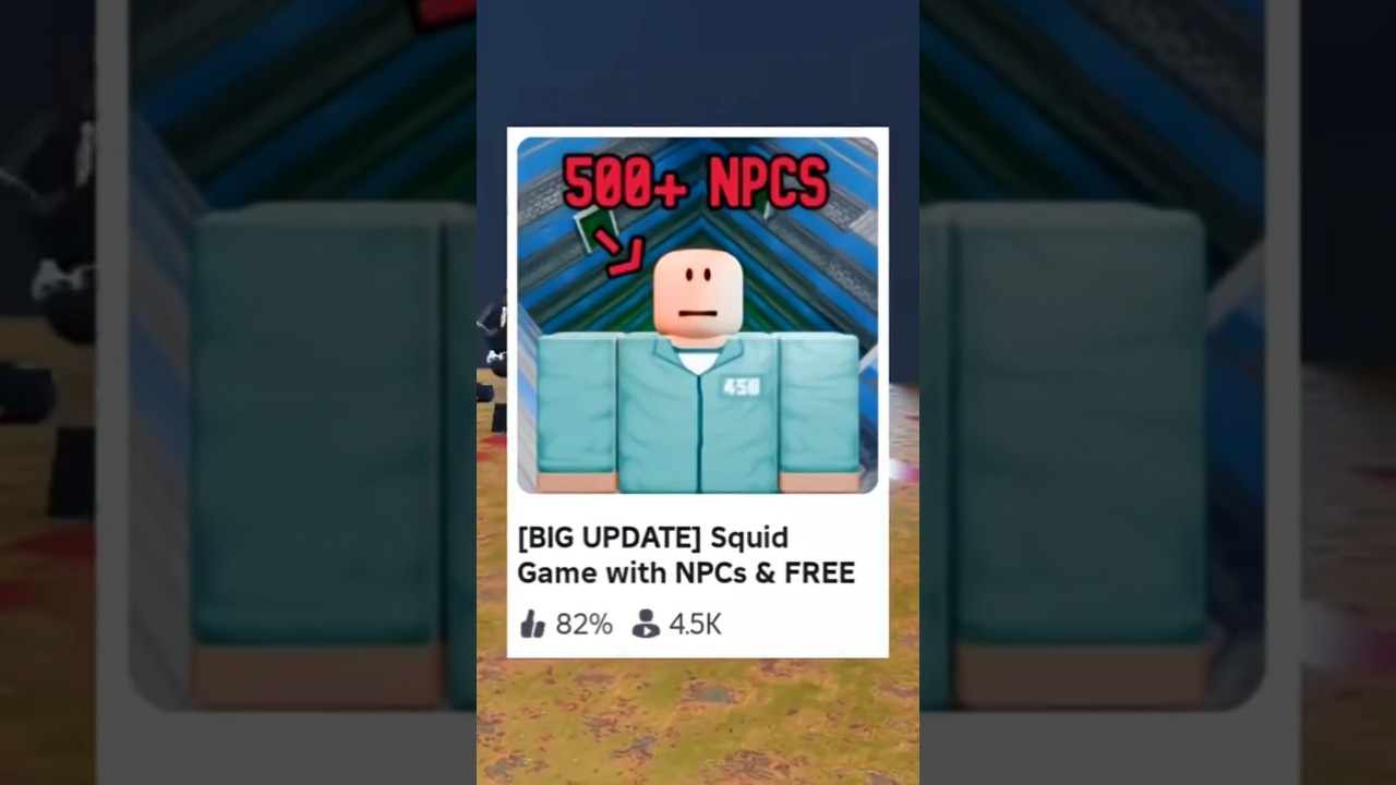 Roblox Game: Squid Game With NPC's and Free Admin Update