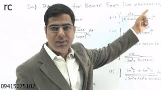 Indefinite Integrals Class  12  board (common problems)