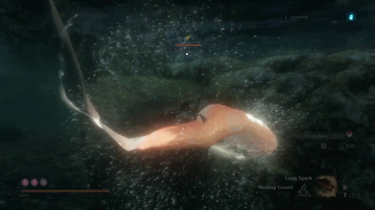 Sekiro:[how/find] treasure carp hirata Pot Noble Harunaga (underwater) [location/waltkthrough/guide]