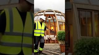 From abandoned jungle dome 🏚️ to a breathtaking luxury retreat. #building #home #shorts #fyp