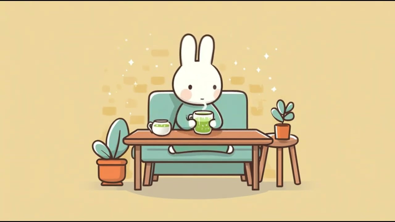 Soft lofi matcha🍵 | study, read & focus with Miffy 🐰