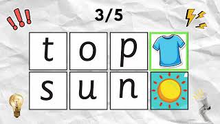 Say The Word On Beat Challenge | Level 1 - 4 | Phonics (CVC Words) | Classroom Brain Break screenshot 3