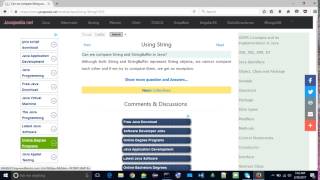 Can we compare String and StringBuffer in Java | javapedia.net