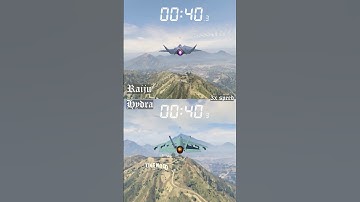 THIS JET IS STILL FASTER THAN F-160 RAIJU in GTA Online - Rematch #shorts #gta5