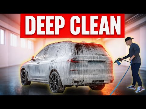 Satisfying FULL DETAIL : DEEP Cleaning Our Brooklyn Grey BMW X7 40i (Luxury SUV Makeover)