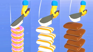 Stack Cut! Very satisfying and relaxing ASMR slicing game